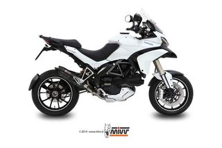 Mivv Εξάτμιση Τελικό Suono Black S.Steel/Carbon End Ducati MultiStrada 1200 2010 - 2014*