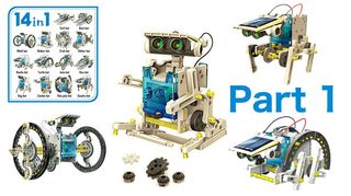 Εκπαιδευτικό robot kit AG211B, 14 σε 1, Ηλιακό