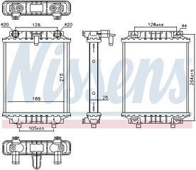 Ψυγείο Νερού Βοηθητικό SKODA SUPERB Sedan / 4dr 2015 -  2.0 TSI  ( CHHB  ) (220 hp ) Βενζίνη #745206365