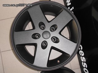 5άδα ΜΑΥΡΕΣ ΖΑΝΤΕΣ 17" ΓΝΗΣΙΕΣ RUBICON για WRANGLER JK ή WRANGLER TJ-thumb-4