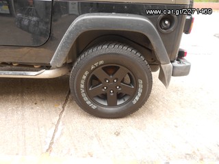 5άδα ΜΑΥΡΕΣ ΖΑΝΤΕΣ 17" ΓΝΗΣΙΕΣ RUBICON για WRANGLER JK ή WRANGLER TJ-thumb-8