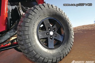 5άδα ΜΑΥΡΕΣ ΖΑΝΤΕΣ 17" ΓΝΗΣΙΕΣ RUBICON για WRANGLER JK ή WRANGLER TJ-thumb-3
