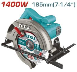 Δισκοπρίονο ξύλου TOTAL 1400W - 185mm ( TS11418526 )