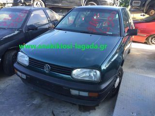 VW GOLF 3 1.6 ΜΕ ΤΥΠΟ(ABU) ΓΙΑ ΑΝΤΑΛΛΑΚΤΙΚΑ www.anakiklosi-lagada.gr