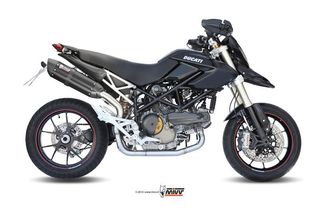 Mivv Εξάτμιση Τελικό Suono Black S.Steel/Carbon End Ducati HyperMotard 1100 /Evo 2010 - 2012