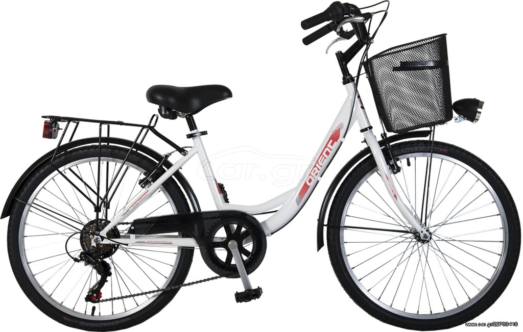 Δρόμου - Κούρσας Orient 2025 Ποδήλατο Πόλης Orient City Lady 24" 6-Speed κωδ. 151416-ΑΣΠΡΟ