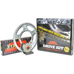 Σετ Γρανάζια-Αλυσίδα κινήσεως JT για Suzuki XF 650 Freewind '97-'02 "Μαύρη Αλυσίδα X 'ring (X1R)"