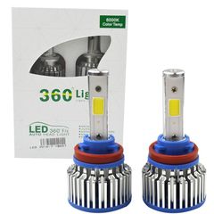  LED Εμπρόσθια φώτα αυτοκινήτου H8-H9-H11 6000K Ζευγάρι  