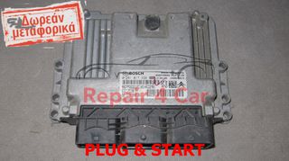 ΕΓΚΕΦΑΛΟΣ ΚΙΝΗΤΗΡΑ  CITROEN C3 1.4 HDI EDC17C10 9677030080 0281017336  TESTED  ΞΕΚΛΕΙΔΩΤΟΣ
