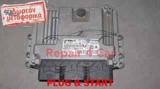 ΕΓΚΕΦΑΛΟΣ ΚΙΝΗΤΗΡΑ PEUGEOT CITROEN DS3 1.6 HDI 9676830080 0281017600  EDC17C10 TESTED  ΞΕΚΛΕΙΔΩΤΟΣ