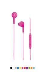 RIO In-Ear Headphones with Built-in remote control Pink