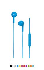 RIO In-Ear Headphones with Built-in remote control Blue