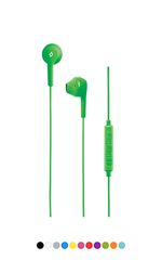 RIO In-Ear Headphones with Built-in remote control Green