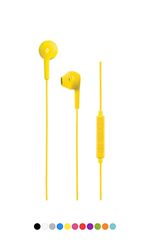 RIO In-Ear Headphones with Built-in remote control Yellow
