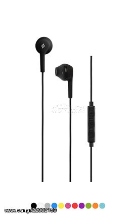 RIO In-Ear Headphones with Built-in remote control Black