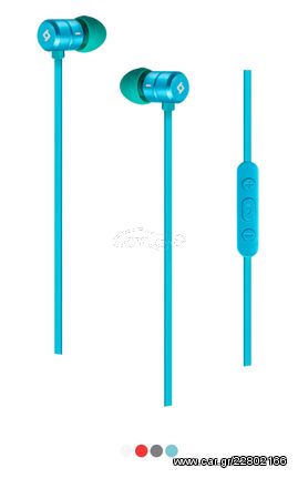 EchoPro In-Ear Headphones with Built-in Remote, Tourquise