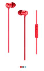 EchoPro In-Ear Headphones with Built-in Remote, Red