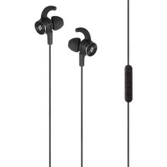 Echofit In-Ear Headphones with Built-in Remote, with magnet Black