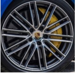 PORSCHE STYLE ΖΑΝΤΕΣ ΣΕΤ 9,5Χ21 5Χ130Κ,ΕΤ50 ΔΙΑΜΑΝΤΕ ΑΝΘΡΑΚΙ-ΜΑΥΡΟ