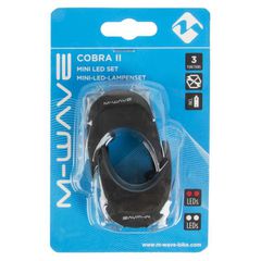 ΦΑΝΑΡΙ ΣΕΤ ΣΙΛ 2LED M-WAVE COBRA II BATT