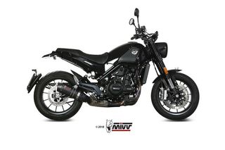 Mivv Εξάτμιση Τελικό Oval Full Carbon Benelli Leoncino 500 2017 - 2019