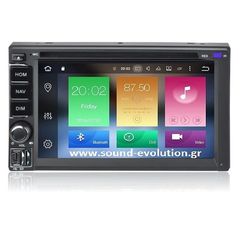  LM J822 GPS 2DIN Android 8 4core/2GB+16GB  www.sound-evolution.gr