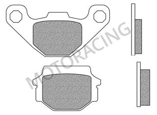 ΤΑΚΑΚΙΑ ΠΙΣΩ KAWASAKI KLE 500 97'-07' / GPZ 500S 94'-03' / ZX-7R NINJA 96'-06' BRAKING BRK-669