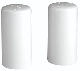 Αλατιέρα Κυλινδρική Πορσελάνη Λευκή 4x7,7Cm Σετ 12 Τεμαχίων - Καινούργια.