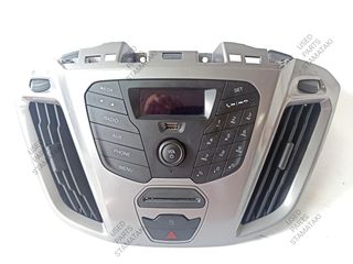 BK21-V047A04-BEW  BK2T-18D815-GD Πρόσοψη &  Πληκτρολόγιο Ελέγχου ραδιοφώνου CD Player Ford Transit Custom