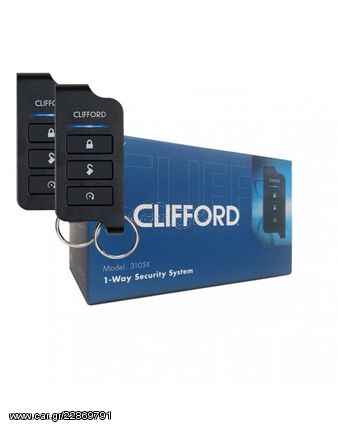 Clifford 3105X Συναγερμός Αυτοκινήτου 1-way Σύστημα ασφαλείας με δύο χειριστήρια με 4-button.  WWW EAUTOSHOP GR
