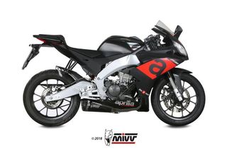 Mivv Εξάτμιση Τελικό Delta Race Black S.Steel/Carbon End Aprilia RS 125 2017 - 2020*