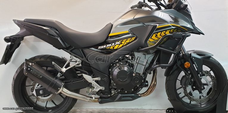 Race Guns Exhausts Hexagon Black F Honda Cb 500 x (Ελληνικής Κατασκευής)