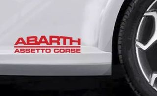 Σετ αυτοκολλητα 2 τμχ για FIAT Punto Abarth  500 500c Fait Uno Bravo SS