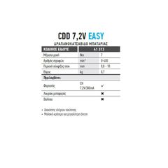 Δραπανοκατσάβιδο μπαταρίας FFGROUP CDD 7V EASY 41313-thumb-2