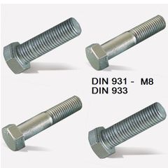 Βίδα γαλβανιζέ εξάγωνη 8,0mm