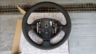 Γνήσιο ΚΑΙΝΟΥΡΓΙΟ Τιμόνι δερμάτινο Renault Laguna II 8200014857
