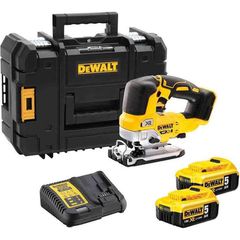 DCS334P2-QW Σέγα 18V (2x5.0Ah) - ΜΕ ΜΠΑΤΑΡΙΑ & ΦΟΡΤΙΣΤΗ - DEWALT (#DCS334P2-QW)