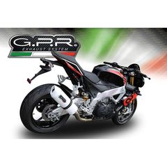 Gpr Εξάτμιση Τελικό Albus Ceramic White Aprilia Tuono V4 1100 2015 - 2016/RSV4 1100 2017 - 2019 Racing Version