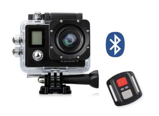 SPORTS ACTION CAMERA 4K WiFi 30fps Με Ασύρματο Χειριστήριο και διπλή οθόνη