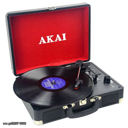 AKAI ATT-E10 PICK-UP ΒΑΛΙΤΣΑ ΜΕ ΕΓΓΡΑΦΗ ΣΕ USB / SD KAI ΕΝΣΩΜΑΤΩΜΕΝΑ ΗΧΕΙΑ 3W