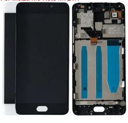 LCD Display With Frame For 5.5" Meizu Note 6 Μαύρο (Oem) (Bulk)