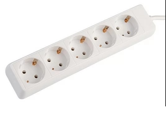 5 SCHUKO ΠΟΛΥΜΠΡΙΖΟ 1.5M ΑΣΠΡΟ ΧΡΩΜΑ