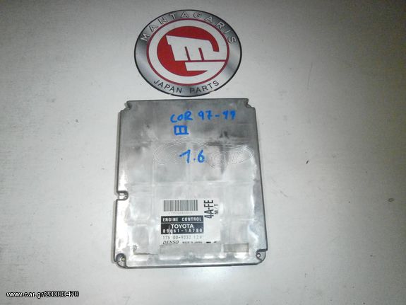 ΕΓΚΕΦΑΛΟΣ ΜΗΧΑΝΗΣ ECU ENGINE CONTROL TOYOTA COROLLA 1.6 4A-FE [89661-1A780]