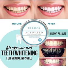 Ενεργός Άνθρακας Λεύκανσης Δοντιών 100 Natural Activated Charcoal Teeth Whitening Powder