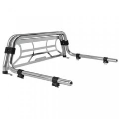 ROLL-BAR INOX ΜΕ ΕΠΙΠΕΔΗ ΑΨΙΔΑ ΙΝΟΧ  ISUZU D-MAX 2012+ & 2016+