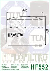 ΦΙΛΤΡΟ ΛΑΔΙΟΥ HIFLOFILTRO HF552
