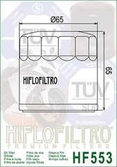 ΦΙΛΤΡΟ ΛΑΔΙΟΥ HIFLOFILTRO HF553