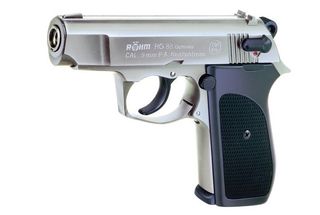 ROHM RG88 NICKEL 9mm πιστόλι αντίγραφο starter pistol-ισχυρού κρότου Σηματοδοσίας
