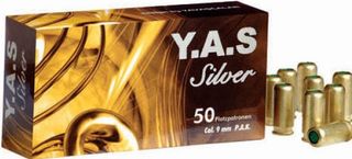 Y.A.S. SILVER Αβολίδοτα Σηματοδοσίας 9mm πιστολιού — Ενδεικτική τιμή προϊόντος της κατασκευάστριας εταιρείας για την Ευρωπαϊκή αγορά : 28 €