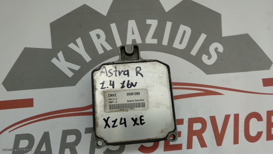 ΕΓΚΕΦΑΛΟΣ 1,4 16V / OPEL ASTRA G / ΚΩΔ ΚΙΝΗΤΗΡΑ Χ14ΧΕ / ΚΩΔ ΑΝΤΑΛΛΑΚΤΙΚΟΥ 09361069